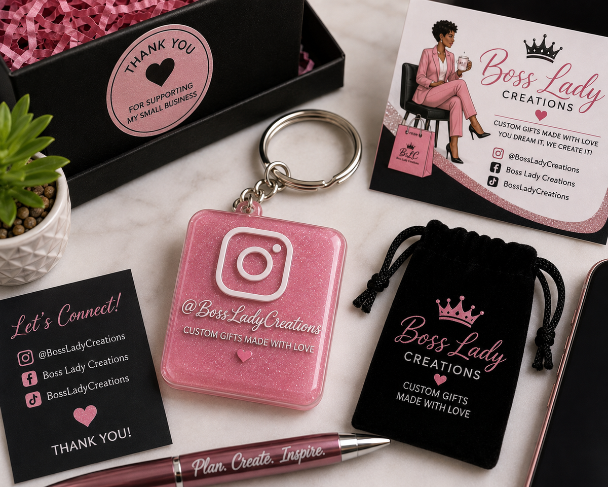 Social Media Keychain