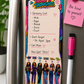 Custom 90's Vibes Magnetic Fridge & Desk Notepad