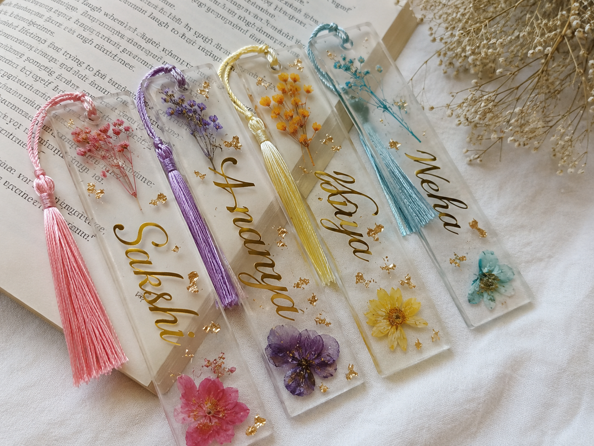Personalized Resin Bookmark